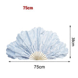 Peony Petal Fan Performance Dance Fan Double Sided