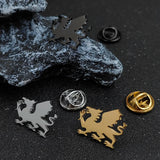 Mens Suit Collar Pins Gold Plated Whimsy