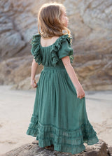 Girls Lace Bohemian Long Photoshoot Dresses