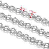 1meter PVD Gold Plated Stainless Steel Thick Large Heavy Chains Necklace Bracelet DIY Jewellery Making Finding