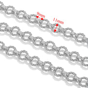 1meter PVD Gold Plated Stainless Steel Thick Large Heavy Chains Necklace Bracelet DIY Jewellery Making Finding