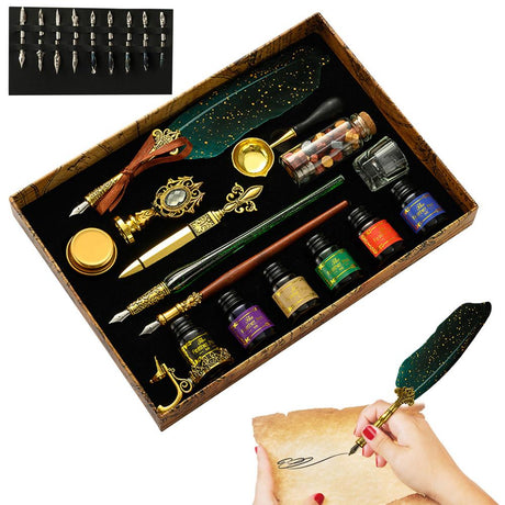 Lord Hifflebottom's Quill Pen Letter Writing Sets