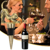 The Library Cat Wine Stopper
