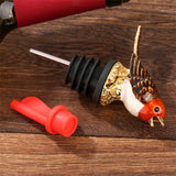 Singing Bird 2-In-1 Wine Bottle Pourer and Stopper