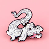 Neverending Story Falkor Luck Dragon Enamel Pins Brooches Badge Lapel Pin