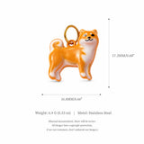 Our Beloved Pets Animal Charm Pendants Stainless Steel PVD 18K Gold Plated For DIY Necklace Bracelet Jewellery Making