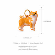 Our Beloved Pets Animal Charm Pendants Stainless Steel PVD 18K Gold Plated For DIY Necklace Bracelet Jewellery Making