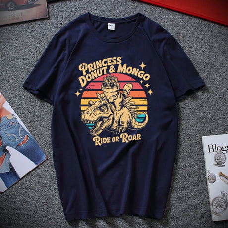 Princess Donut & Mongo T-Shirt Dungeon Crawler Carl Sci-Fi Book Lover Tee