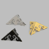 Sets of Four Antique Iron Corner Furniture Hardware