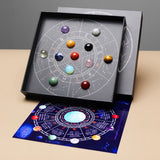 Natural Crystal Ball Constellation Healing Reiki Wicca Chakra Stones Sphere
