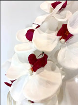 Handcrafted Large Realistic Orchid Statement Headpiece Floral Headband for Weddings Races Photoshoots