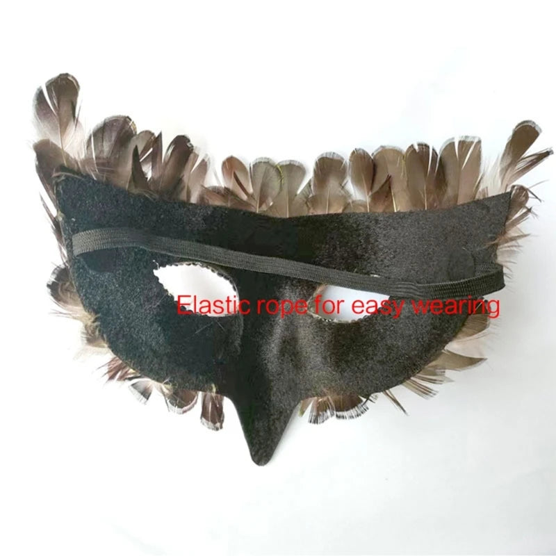 Peacock Mask Masquerade Half Face Mask Carnivale Costume Mask