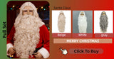 Wizard Santa Claus Long Curly Beard Wigs,Eyebrows Moustache Synthetic Wig Costume Old Men