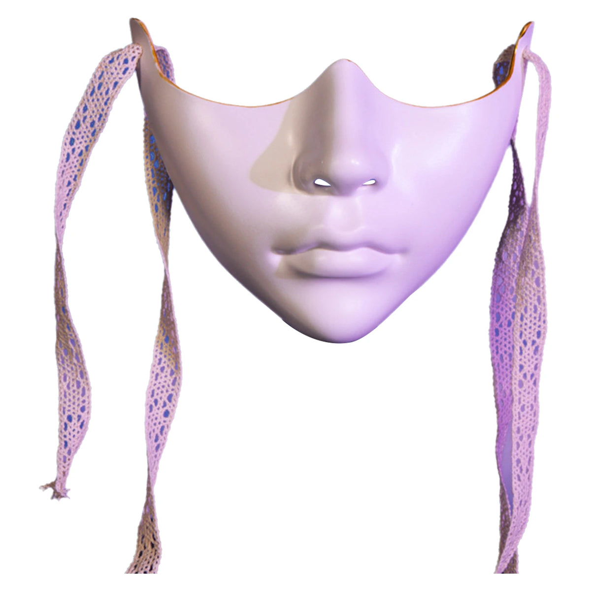 Liquid Half Face Mask Carnival Masquerade Cosplay Photography Props