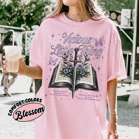 Vicious Little Thing T-Shirt Book Lovers Tee