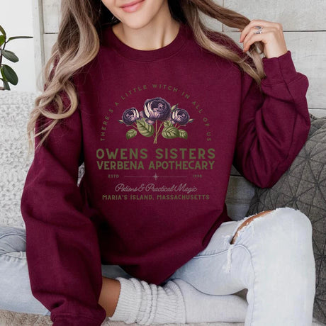Practical Magic Sweatshirt Owen Sisters Witch Pullover Sweater Jumper