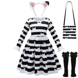 Cat Gabby Doll Striped Fancy Dress Halloween Cosplay Book Week Children's Costume
