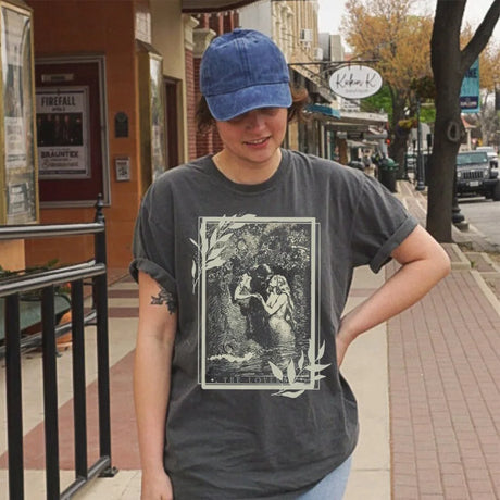 Tarot Card Lovers Aphrodite T-Shirt Sappho Cotton Tee