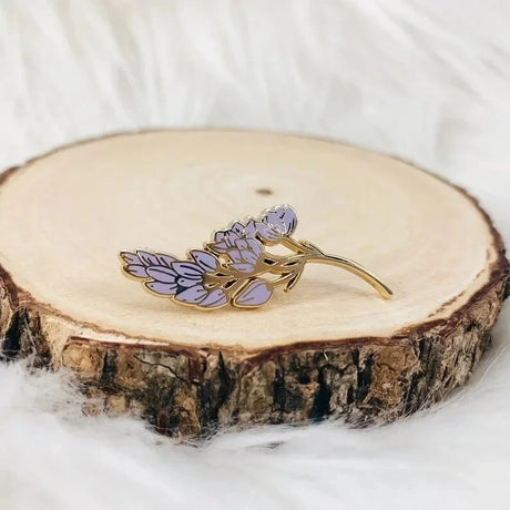 Wildflower Botanical Enamel Pins Badges
