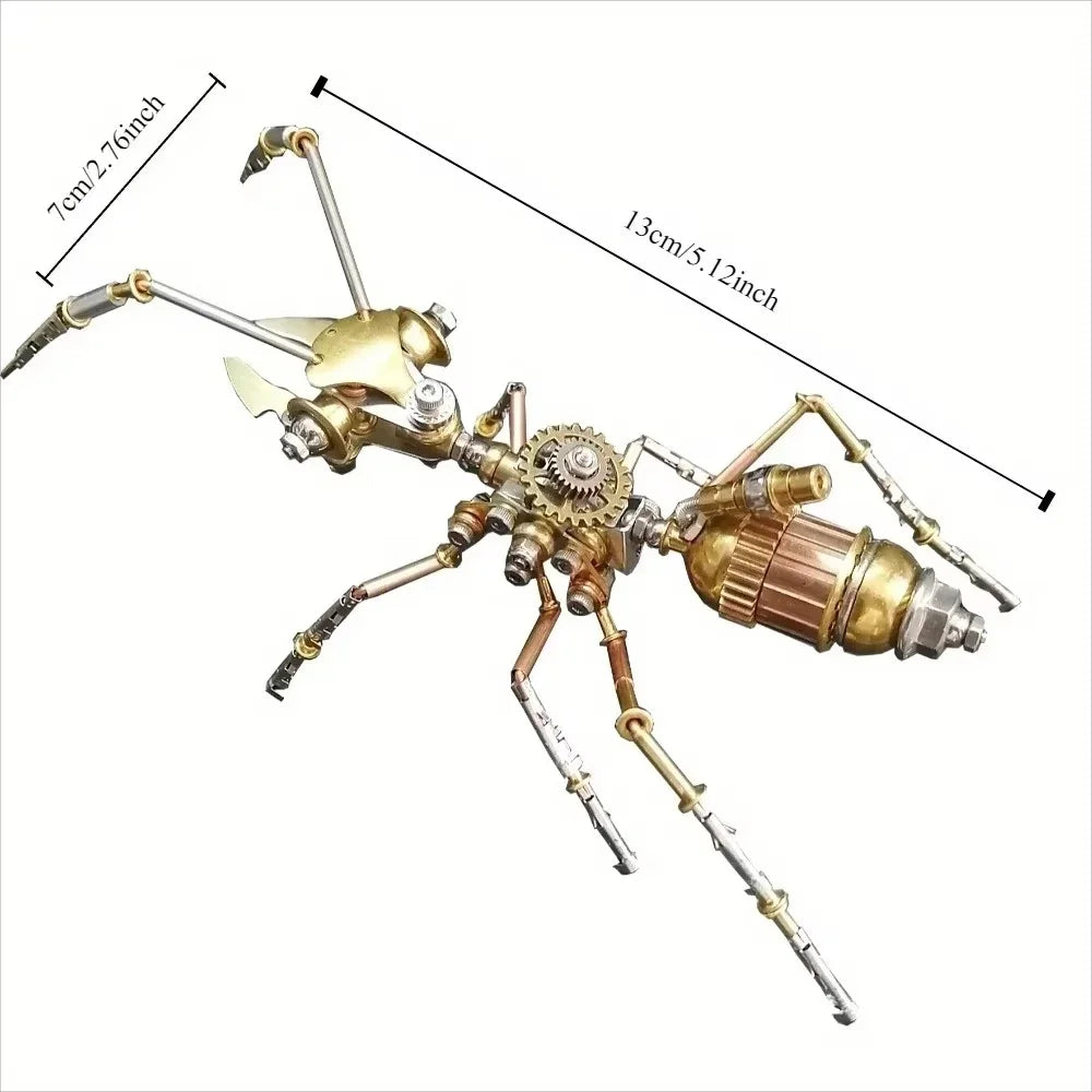 DIY Brass Model Kit Insect Dragonfly Bee Ant Steampunk Metal 3D Puzzle