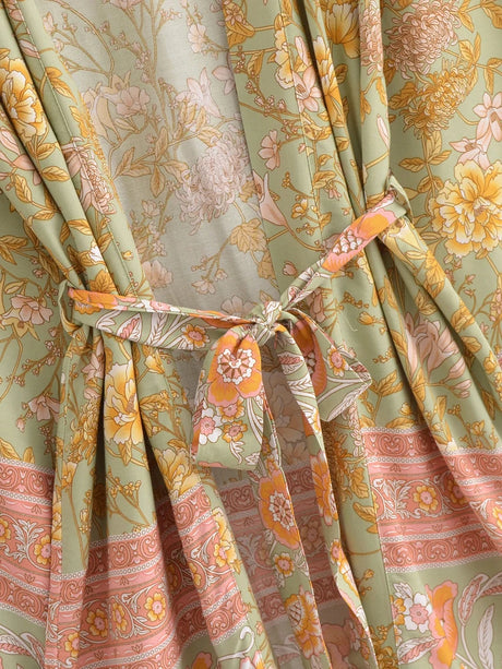 Mari's Boho Cover Up Short Kimono