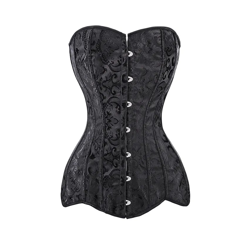 Extra Long Jacquard Corset