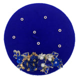 Margie's Flower Diamonte Winter Autumn Beret 10 Colours