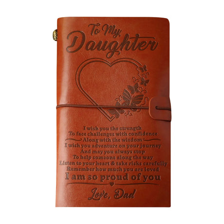 To My Son, Daughter, Grandson, Granddaughter, Wife, Sister, etc, Gift PU Leather  Journal Notebooks