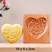Farmhouse Wooden Cookie Moulds Baking Tools Gift for Bakers