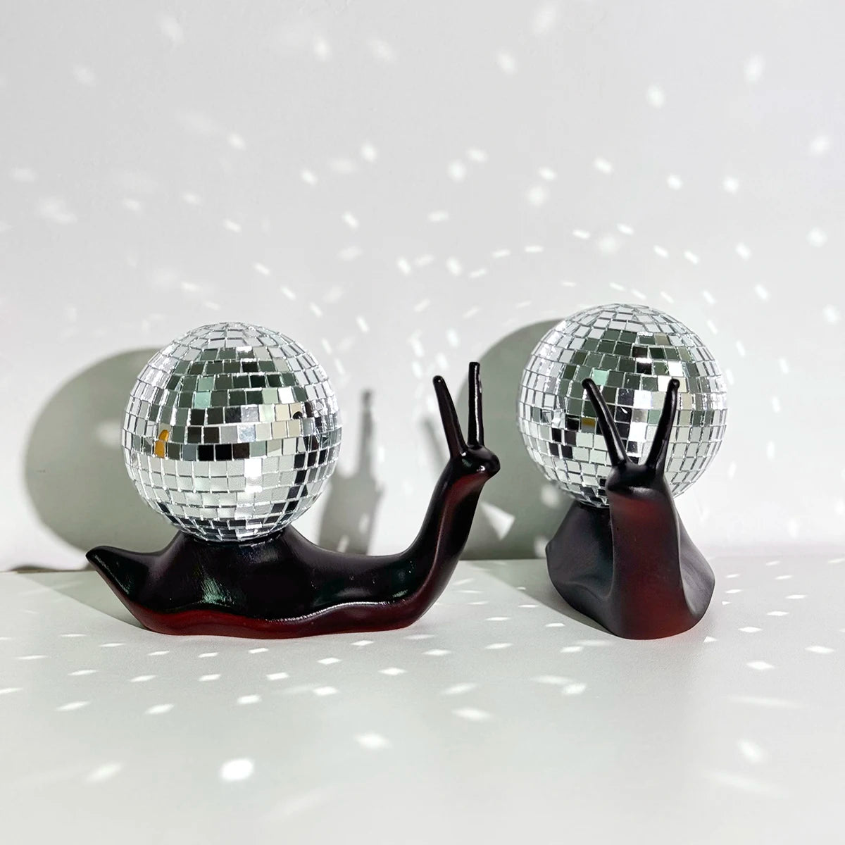 Disco Snail Mirror Ball Room Decor