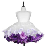 Handmade Flower Bomb Lolita Petticoat Skirt