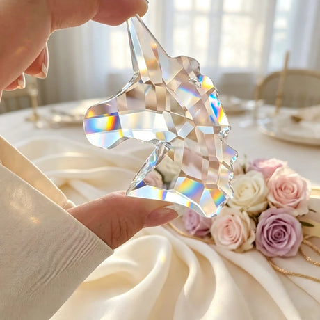 1PC Crystal Unicorn Sun Catcher Hanging Prism Window Home Decor