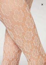 Sweet Sakura Lace Fish Net Stockings Pantyhose