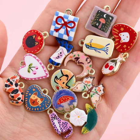 1Pc Dopamine Pendant Charms for DIY Jewellery Making