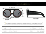 Oversized Futuristic Punk Sunglasses