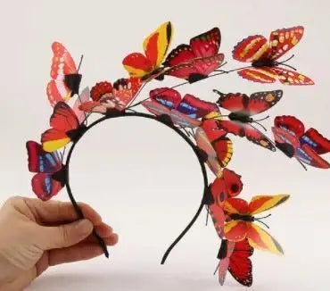 Fluttering Butterfly Headband Spring Fascinator