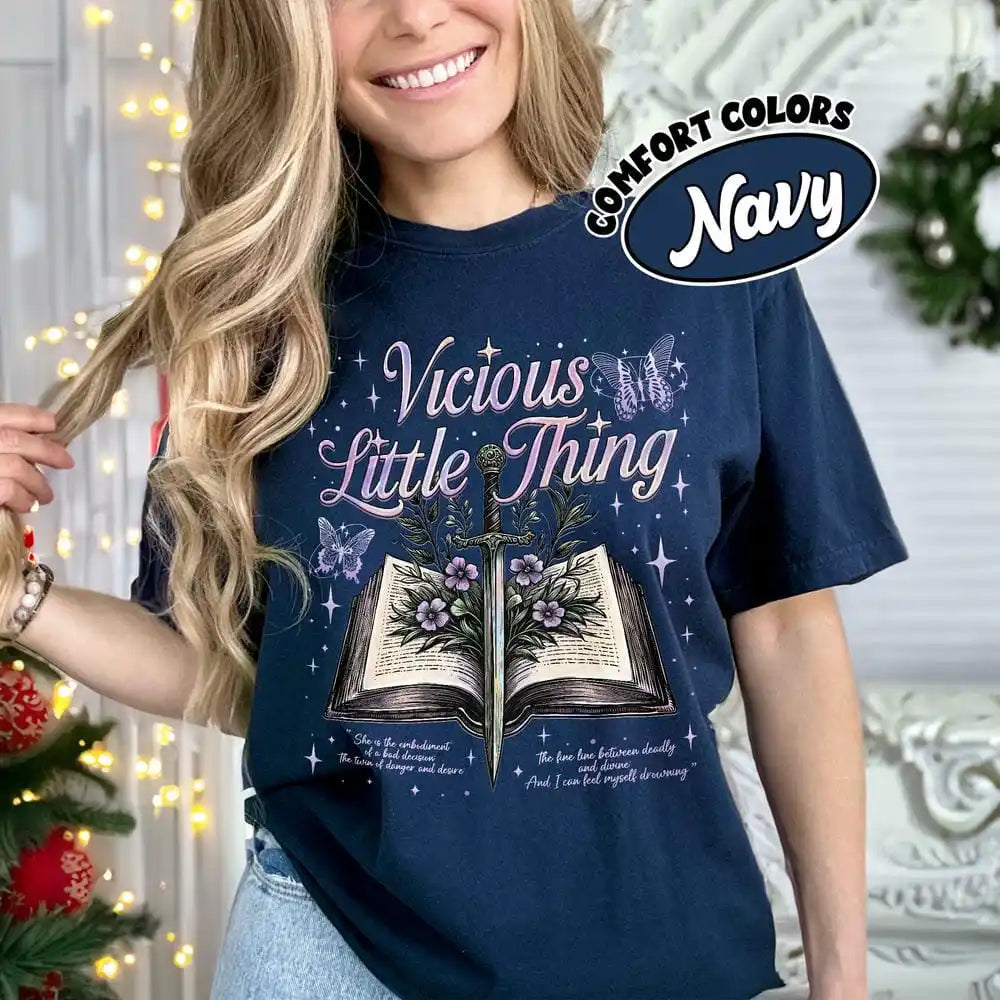 Vicious Little Thing T-Shirt Book Lovers Tee