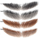 Invisible Fake Mustache Beard Trimmable Theatrical Facial Hair for Men