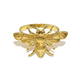 6Pcs Gold Bee Napkin Rings Table Decoration