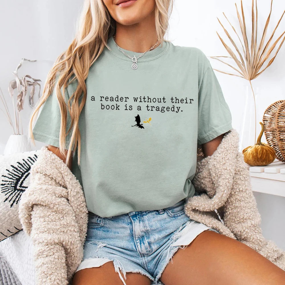 Tragedy T-Shirt Fourth Wing Book Lover Tee