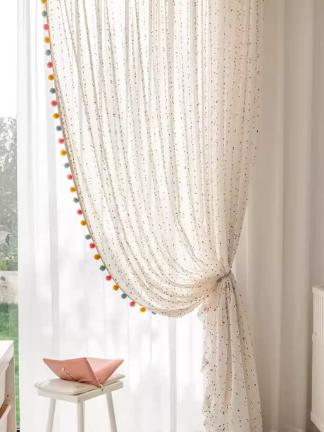 Confetti Cotton Linen Curtains