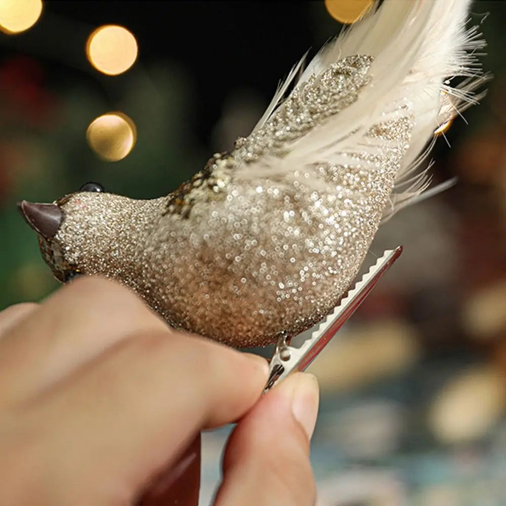 Handmade Christmas Birds Ornament Xmas Tree Decoration