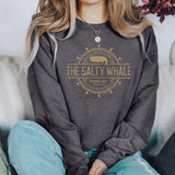 Widow's Bay Horror TV Series Unisex Sweatshirt The Salty Whale of Widow's Bay Seafood Restaurant Bar Pub