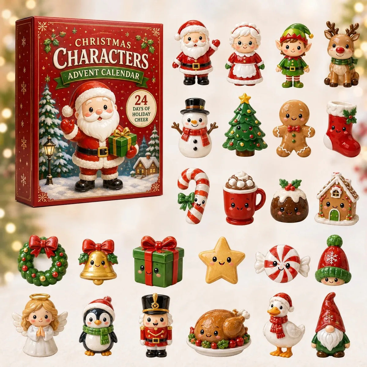 Christmas Craft Advent Calendars 24 Days of Christmas Miniatures To Make and/or Collect 17 Sets to Choose From