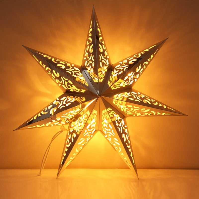Paper Star Party Lantern Christmas Decorations