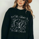 The Archer and the Fox Print Unisex Sweater Once Upon A Broken Heart Sweatshirt