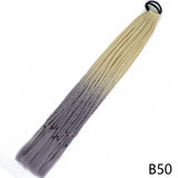 Long Braided Ponytail Hair Extensions 60CM
