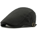 Breathable Linen Cabbie Beret Caps