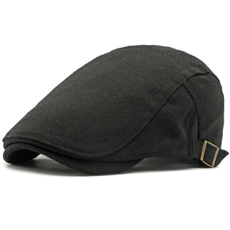 Breathable Linen Cabbie Beret Caps
