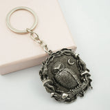 Forest Guardian Owl Keyring